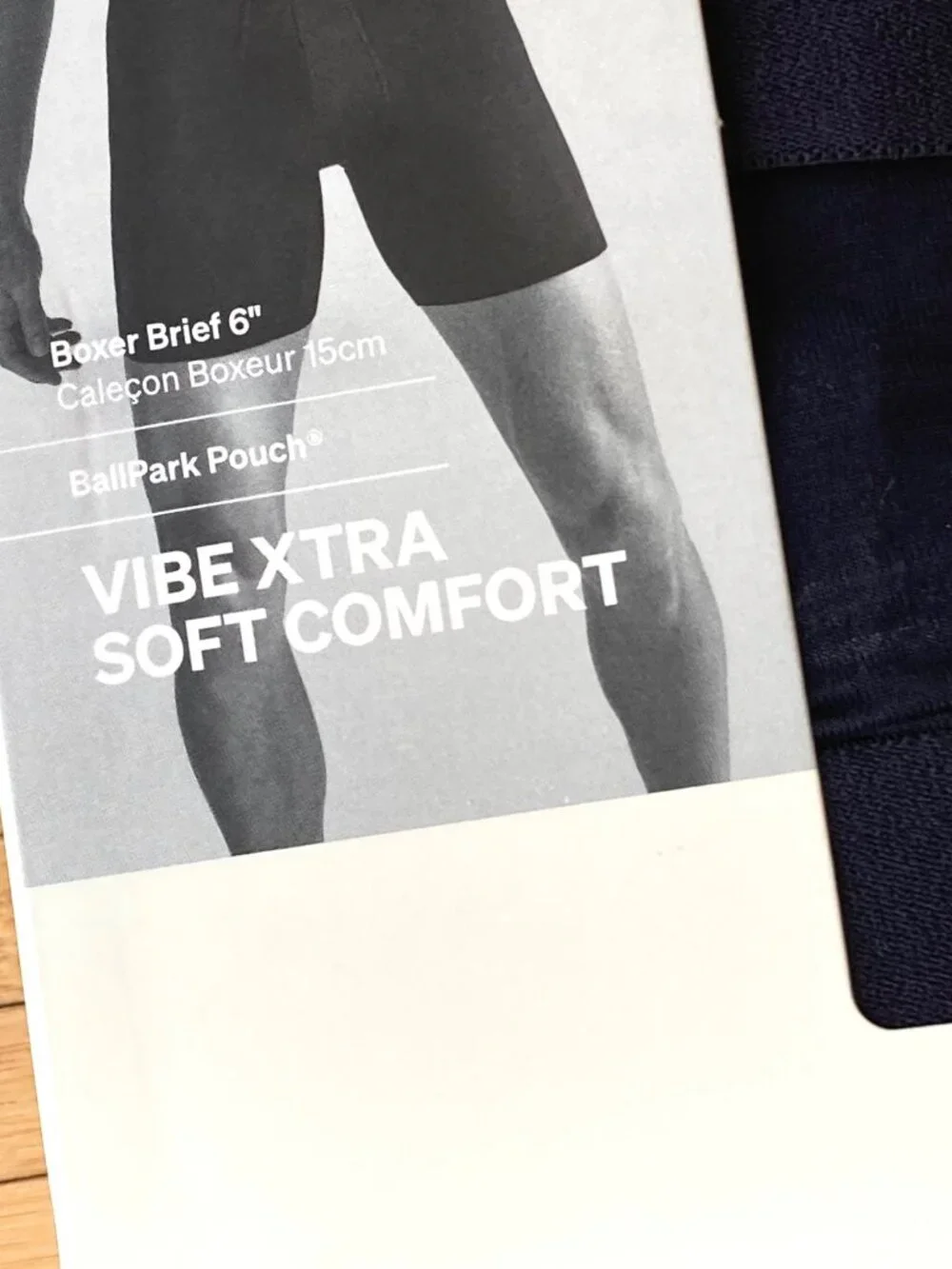 SAXX Vibe Xtra Soft Comfort Boxer Brief Fly 2-Pack Mens XL Black/Dark Gray NEW